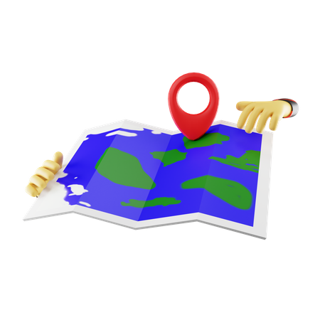 Mapa mundial  3D Icon