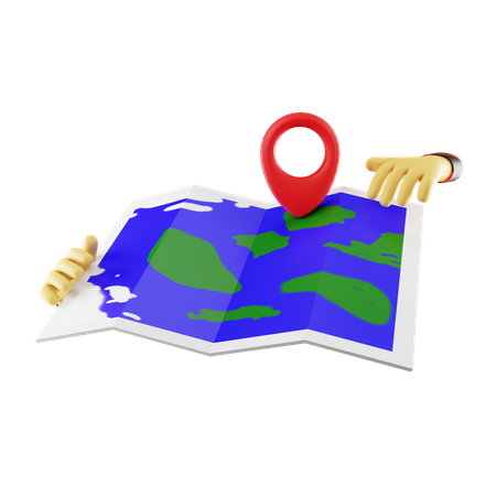 Mapa del mundo  3D Icon