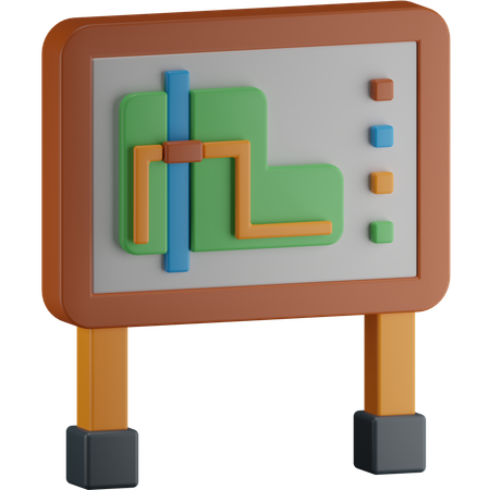 Mapa del jardin  3D Icon