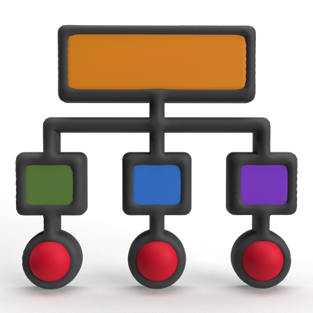 Mapa do site  3D Icon