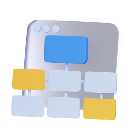 Mapa do site  3D Icon