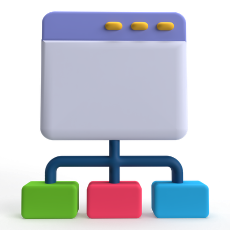 Mapa do site  3D Icon