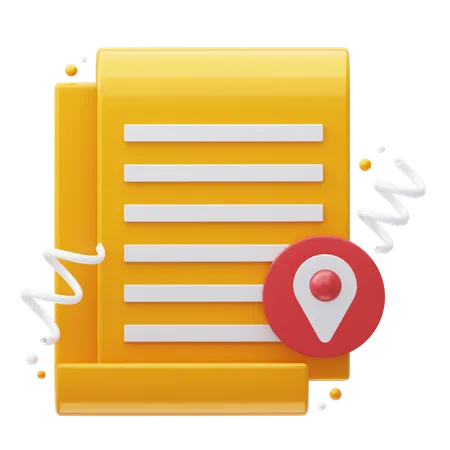 Mapa do documento  3D Icon