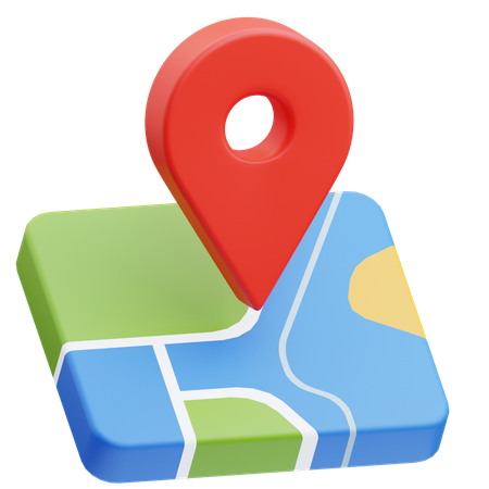 Localização do mapa  3D Icon