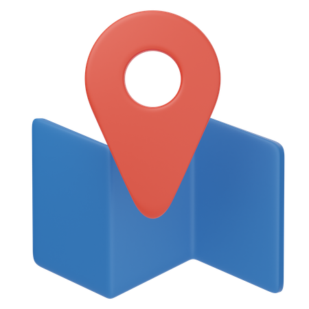 Localização do mapa  3D Icon