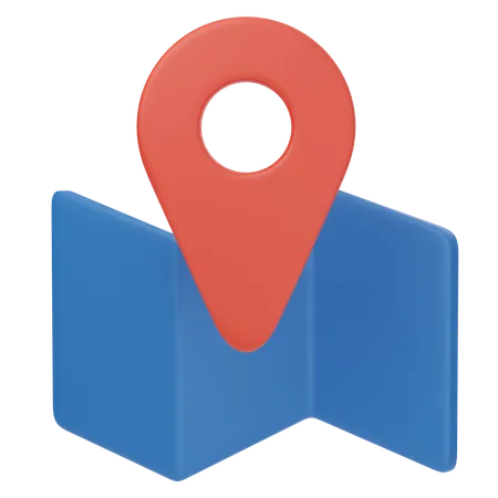 Localização do mapa  3D Icon