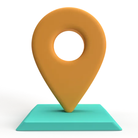 Localização do mapa  3D Icon