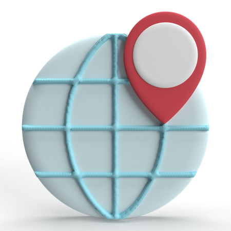 Mapa mundial  3D Icon