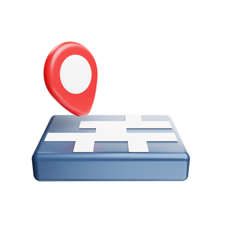 Navegación del mapa  3D Icon