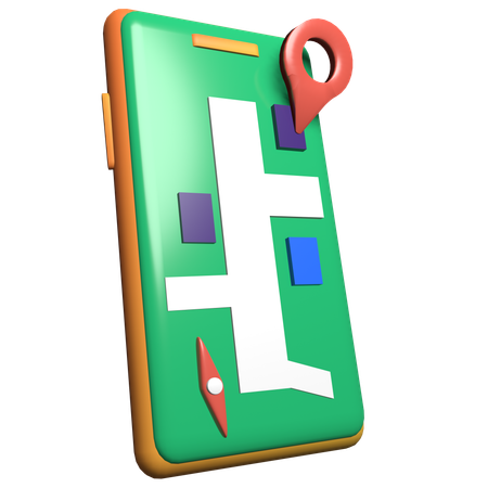 Mapa on-line  3D Icon