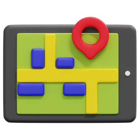 Mapa on-line  3D Icon