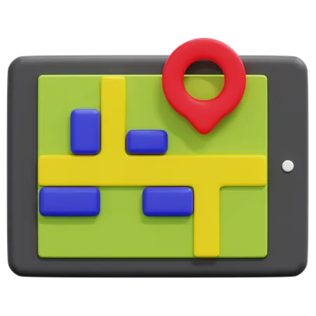 Mapa on-line  3D Icon