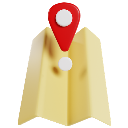 Fijar mapa  3D Icon