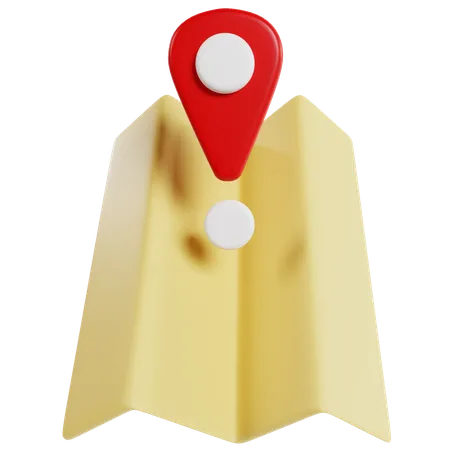 Fijar mapa  3D Icon