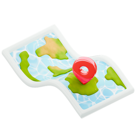 Fijar mapa  3D Icon