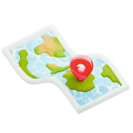 Fijar mapa  3D Icon