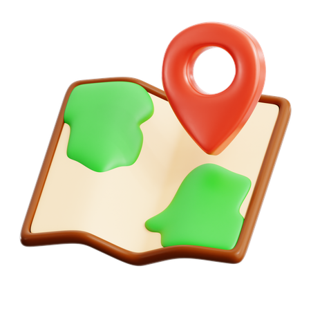 Fijar mapa  3D Icon