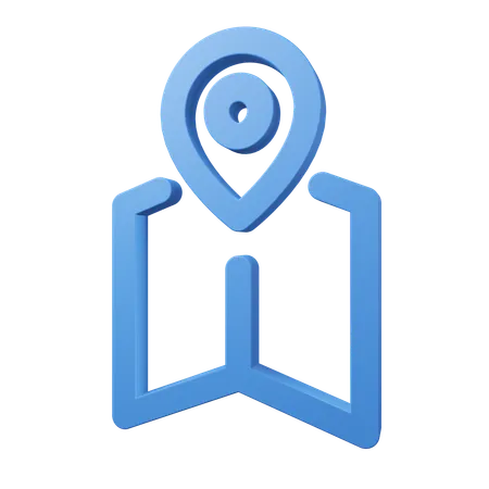 Fijar mapa  3D Icon