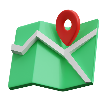 Ubicación del mapa  3D Icon