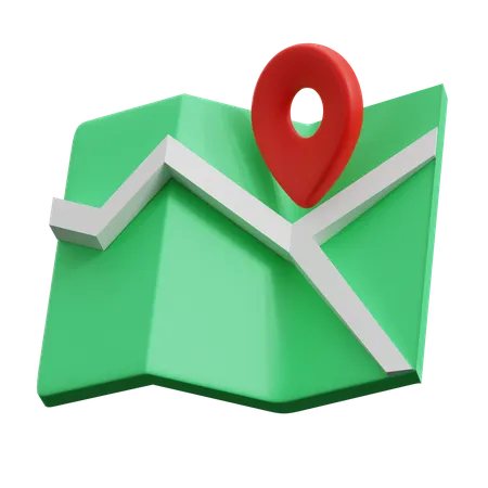 Ubicación del mapa  3D Icon