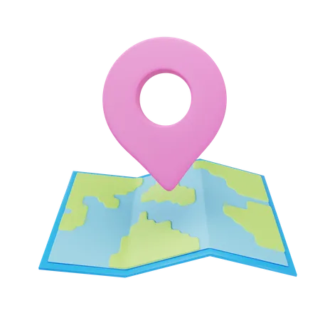 Ubicación del mapa  3D Icon