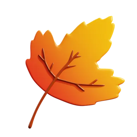 Maple leaf  3D Icon