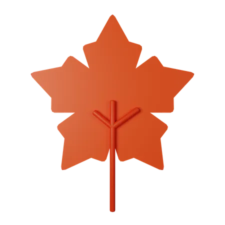 Maple Leaf  3D Icon