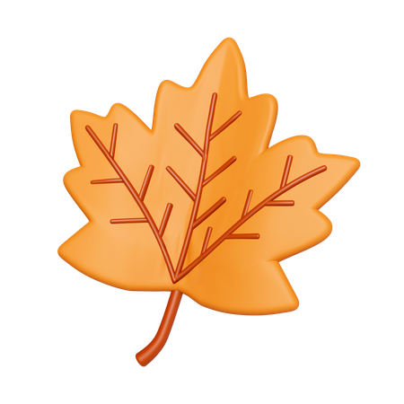 Maple Leaf  3D Icon