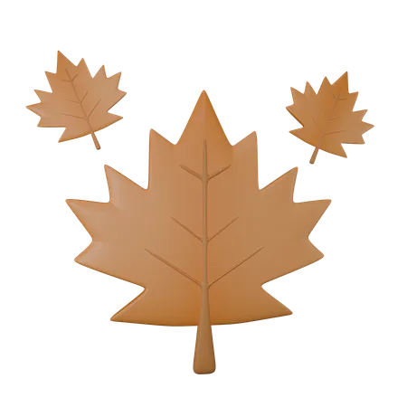 Maple Leaf  3D Icon