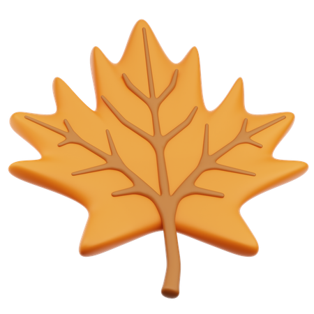 Maple Leaf  3D Icon