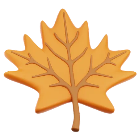Maple Leaf  3D Icon
