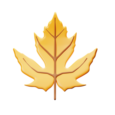 Maple Leaf  3D Icon