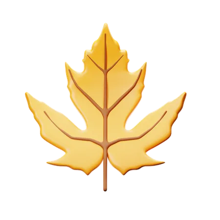 Maple Leaf  3D Icon