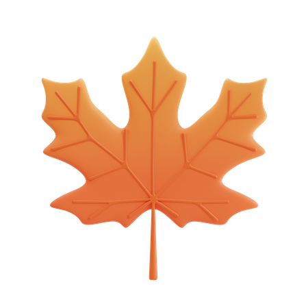 Maple Leaf  3D Icon