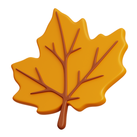 Maple Leaf  3D Icon