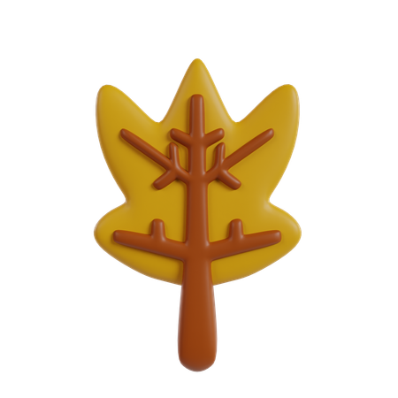 Maple Leaf  3D Icon