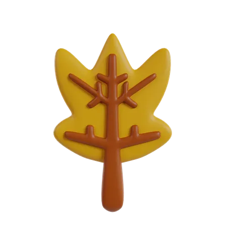 Maple Leaf  3D Icon