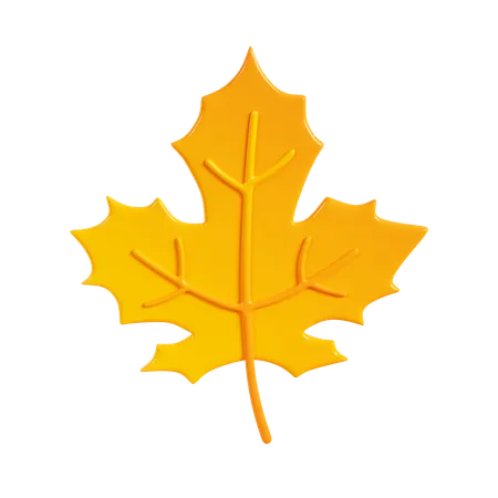 Maple Leaf  3D Icon