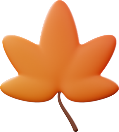 Maple Leaf  3D Icon