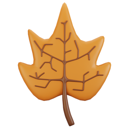 Maple leaf  3D Icon