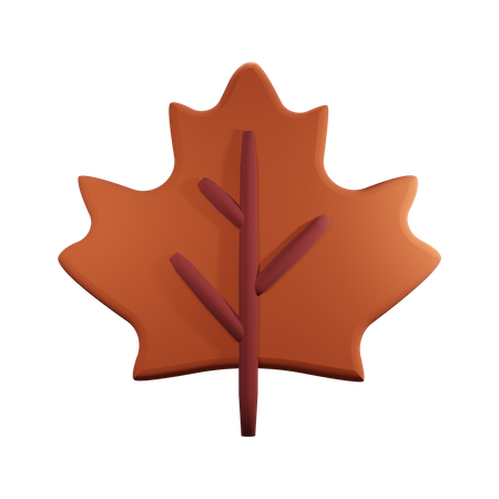 Maple Leaf  3D Icon