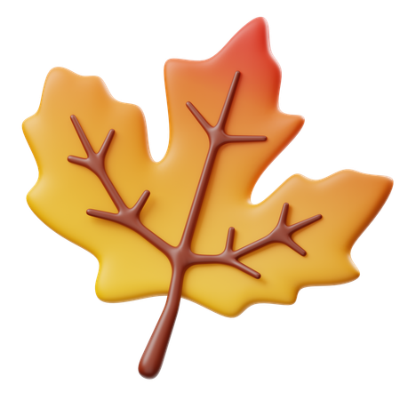 Maple Leaf  3D Icon