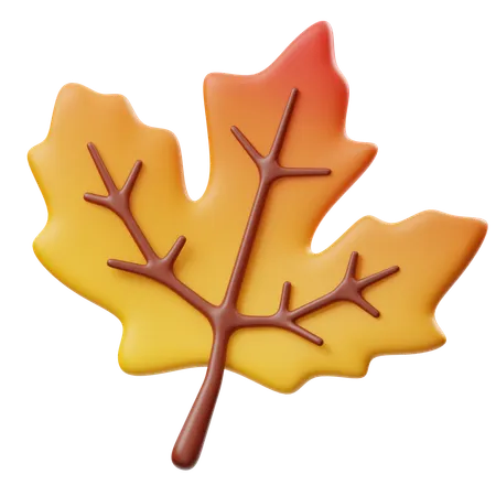 Maple Leaf  3D Icon