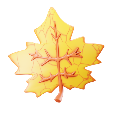 Maple Leaf  3D Icon