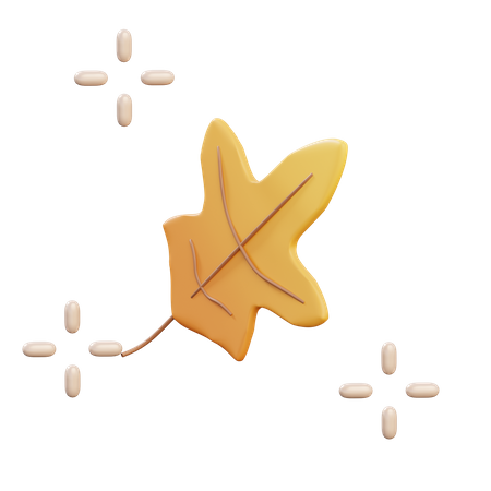 Maple Leaf  3D Illustration