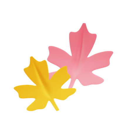Maple Leaf 3D Illustration