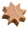 Maple Leaf Wooden Puzzle Piece