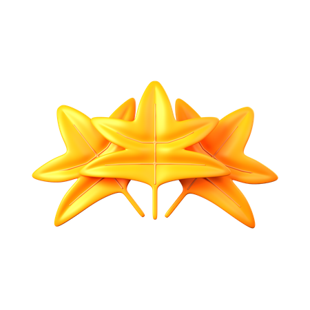 Maple Leaves  3D Icon