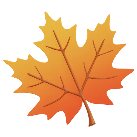 Maple Leaves  3D Icon