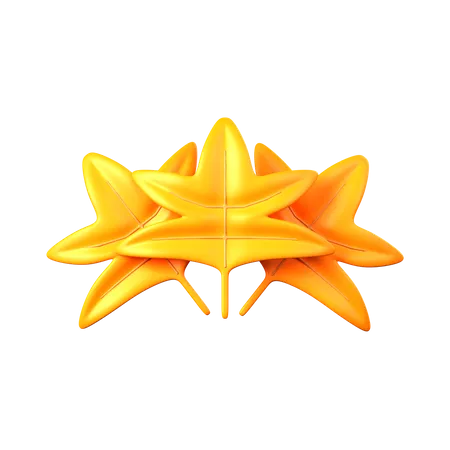 Maple Leaves  3D Icon